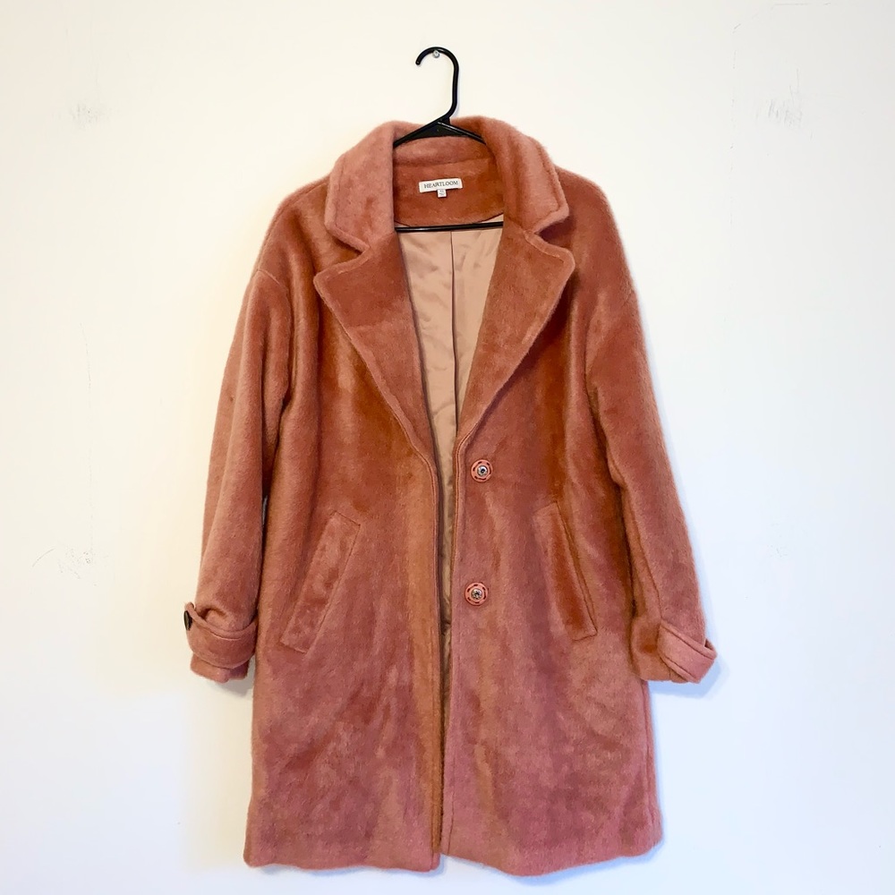 Heartloom XS Flynn Coat in pink/salmon